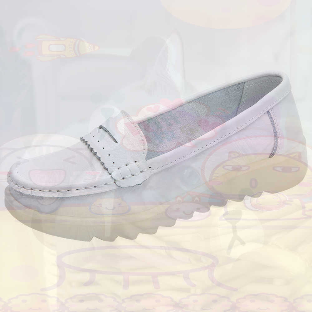 Yellow Streetwear Brand - Moccasin Driving Teenage Sneakers Skateboarding Women's