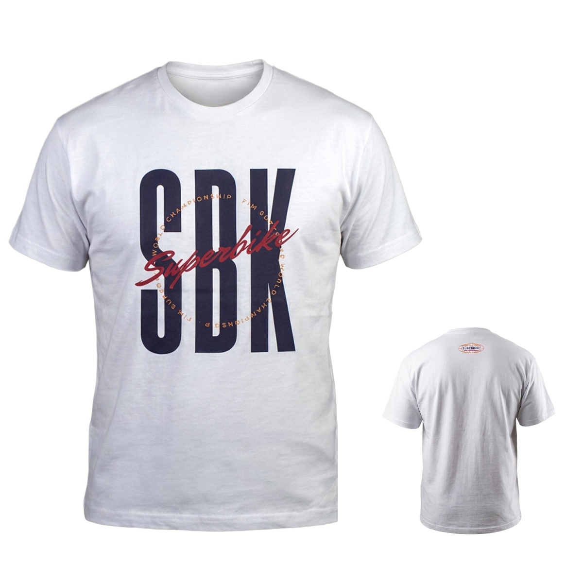 Streetwear Brand China - White Classic Superbike World Championship Retro