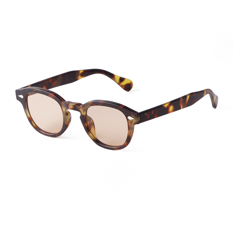 Vintage Tortoise Shell Round S - Yellow Streetwear Brand recension och pris