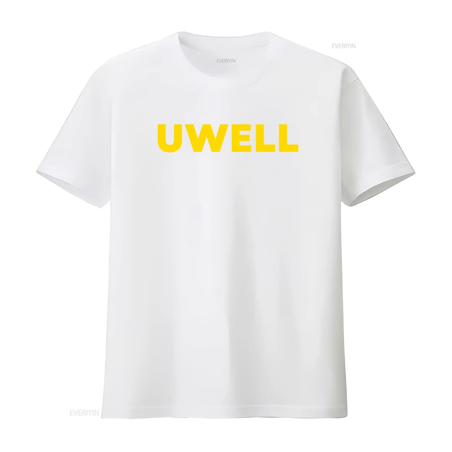 Uwell Brand Yellow Bold Print  - Yellow Streetwear Brand recension och pris