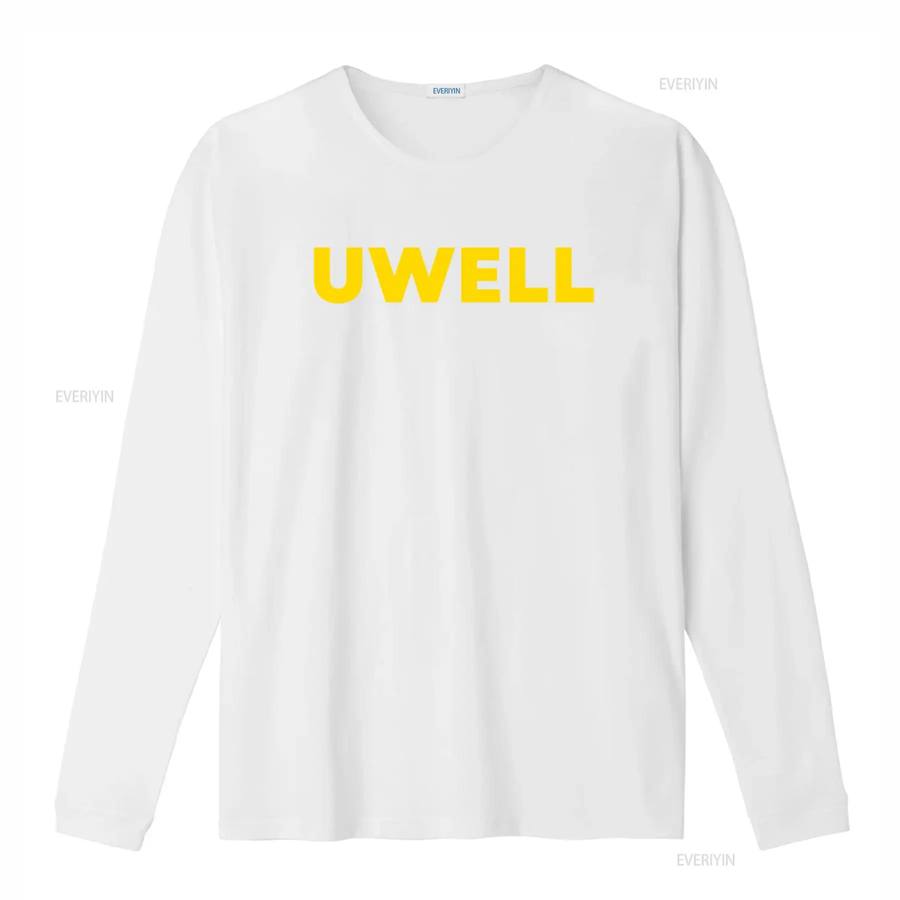 Uwell Brand Yellow Bold Print  - Yellow Streetwear Brand recension och pris