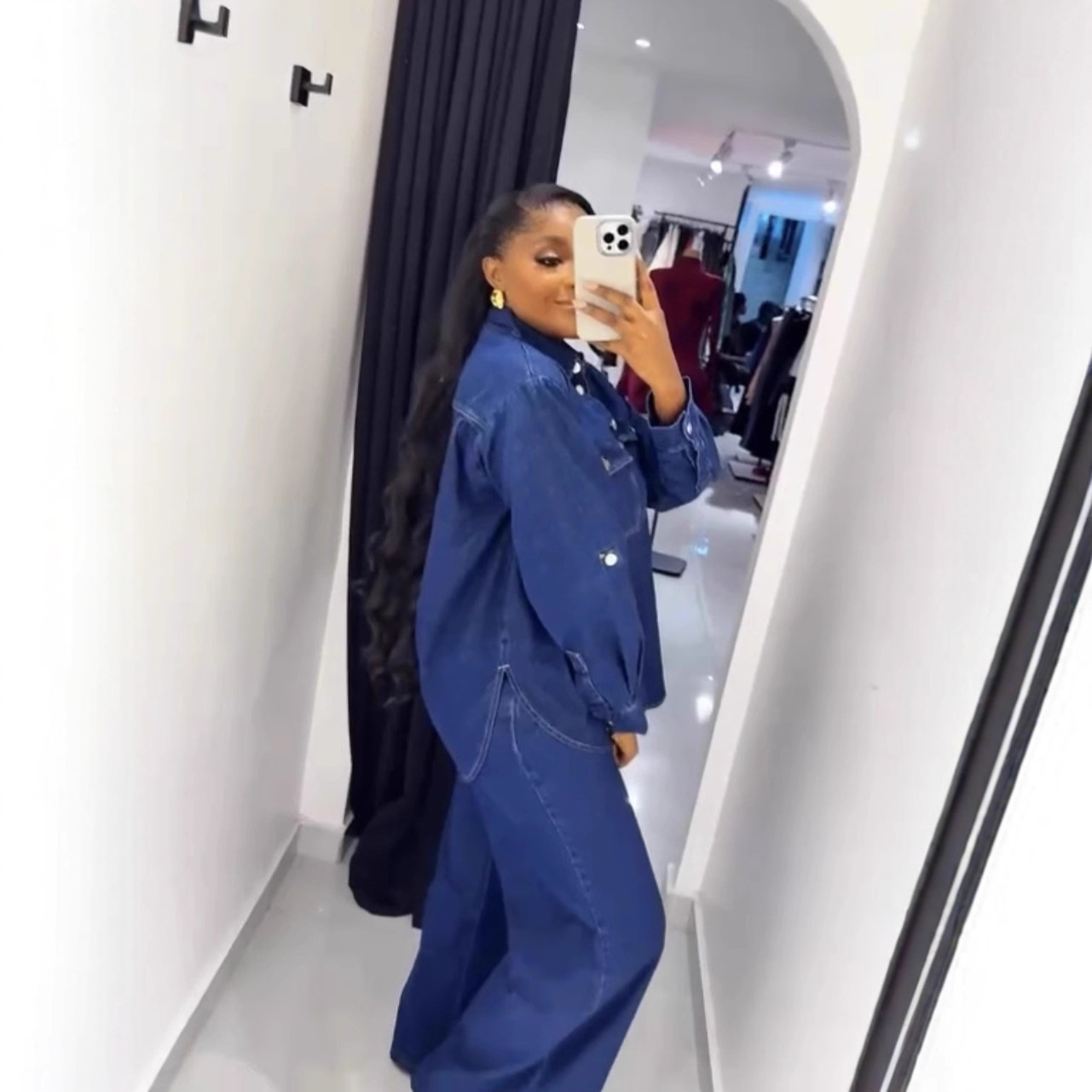 Jeans 2 Piece Sets Women Denim - Streetwear Brand Pants recension och pris