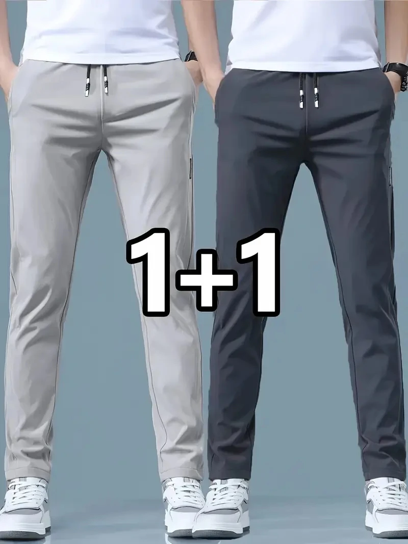2026 2 Pieces Men's Casual Ice - Streetwear Brand Joggers recension och pris