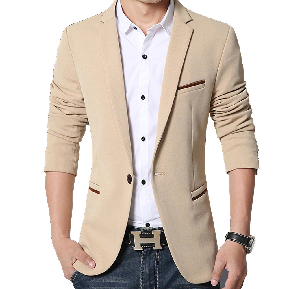 5XL-M Brand Mens Casual Blazer - Streetwear Brand Jacket recension och pris