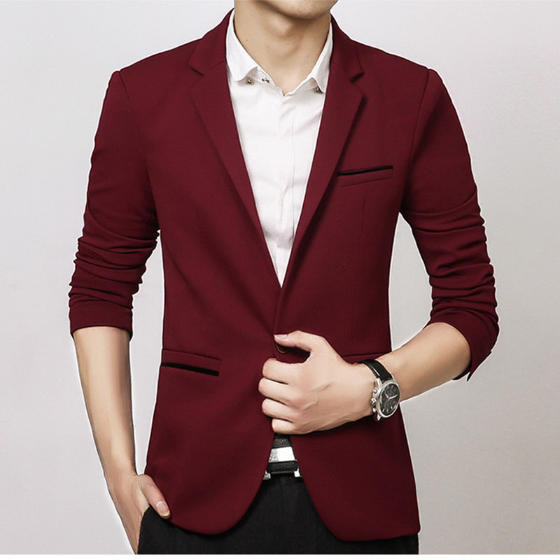 5XL-M Brand Mens Casual Blazer - Streetwear Brand Jacket recension och pris