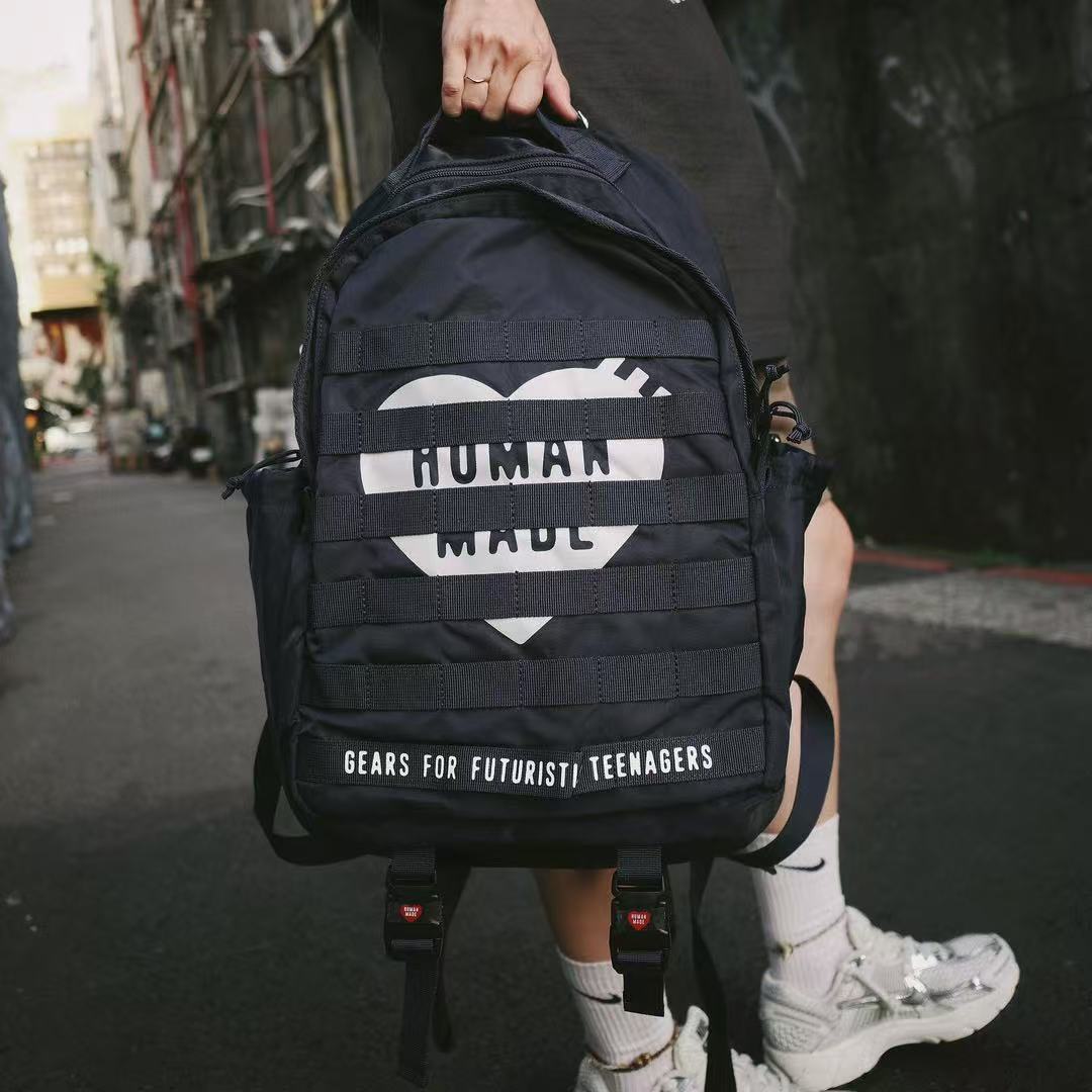 HUMAN MADE Military Backpack T - Streetwear Brand Backpack recension och pris