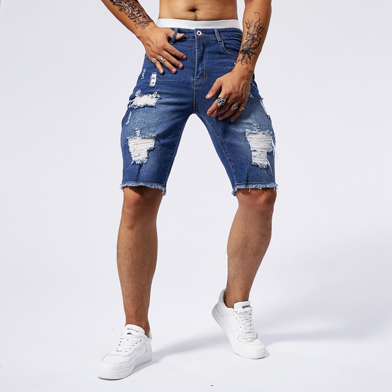 2025 Summer New Men's Ripped D - Streetwear Brand Pants recension och pris