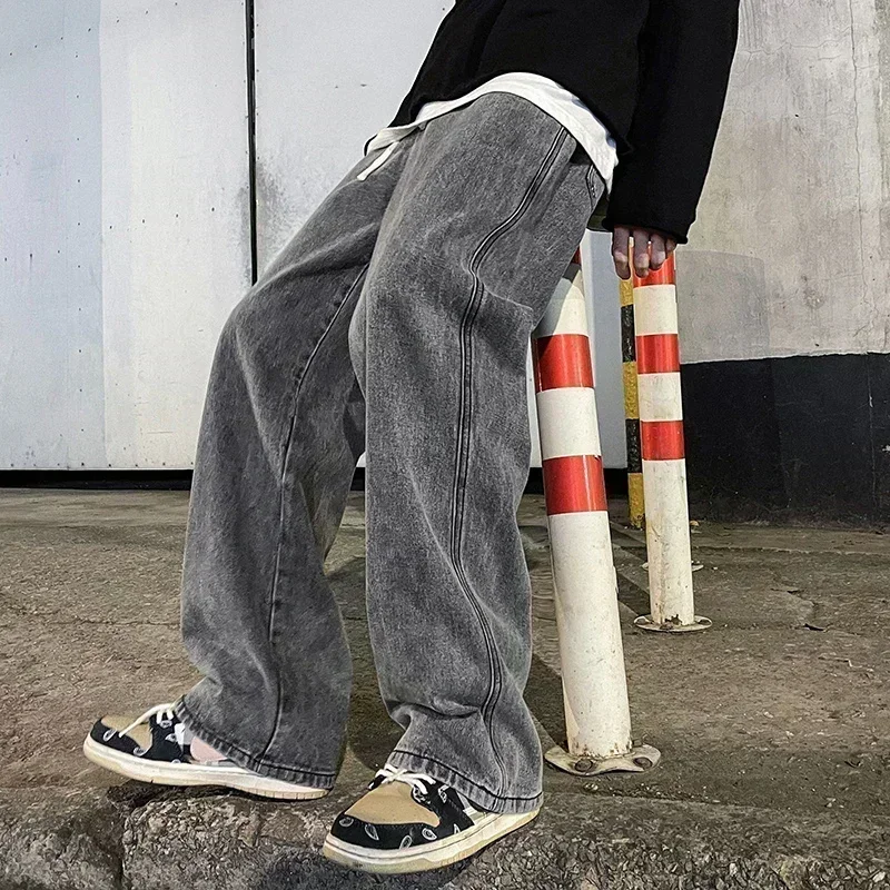 New Streetwear Loose Jeans Men - Streetwear Brand Jacket recension och pris