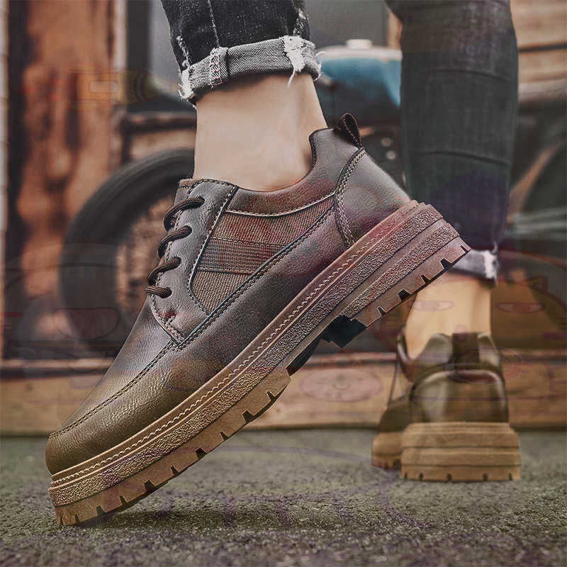 Dark Natural Leather Fashion T - Yellow Streetwear Brand recension och pris