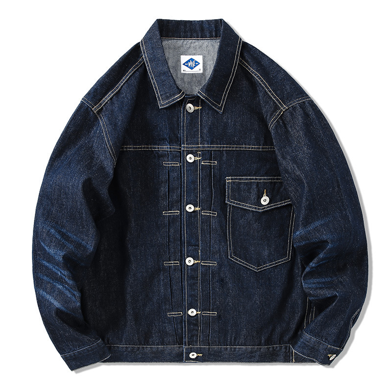 Tide Brand Dark Blue Denim Jac - Streetwear Brand Jacket recension och pris