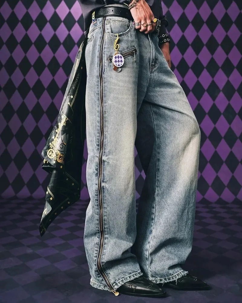 Y2K Streetwear Men Hip Hop Har - Streetwear Brand Pants recension och pris