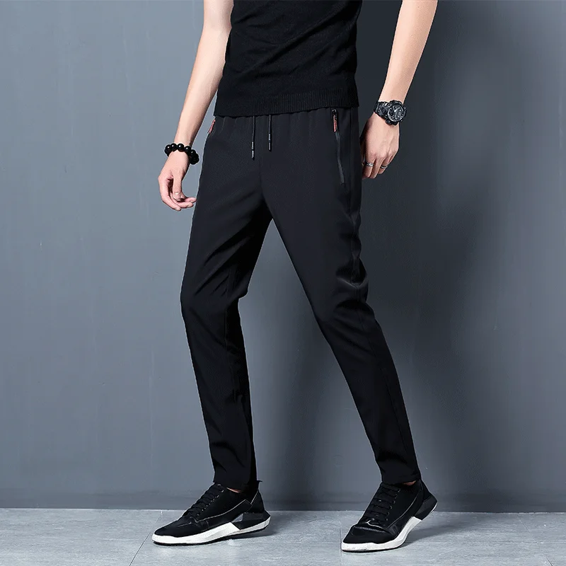 Men's Casual Pants Straight Sl - Streetwear Brand Joggers recension och pris