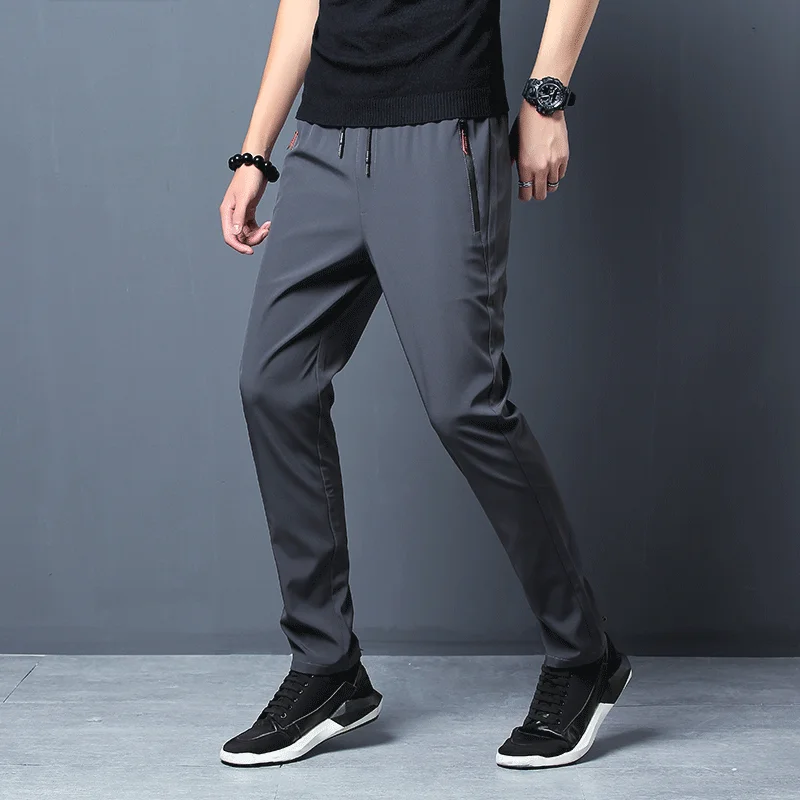 Men's Casual Pants Straight Sl - Streetwear Brand Joggers recension och pris