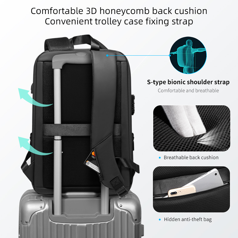 Fenruien Brand Laptop Backpack - Streetwear Brand Backpack recension och pris