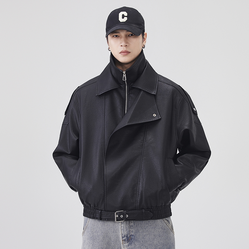 Autumn Winter Leather Jacket M - Streetwear Brand Clothing recension och pris