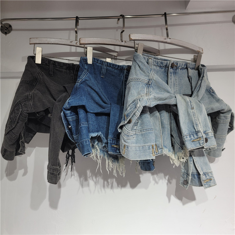 Denim Shorts Women Jeans Vinta - Streetwear Brand Pants recension och pris