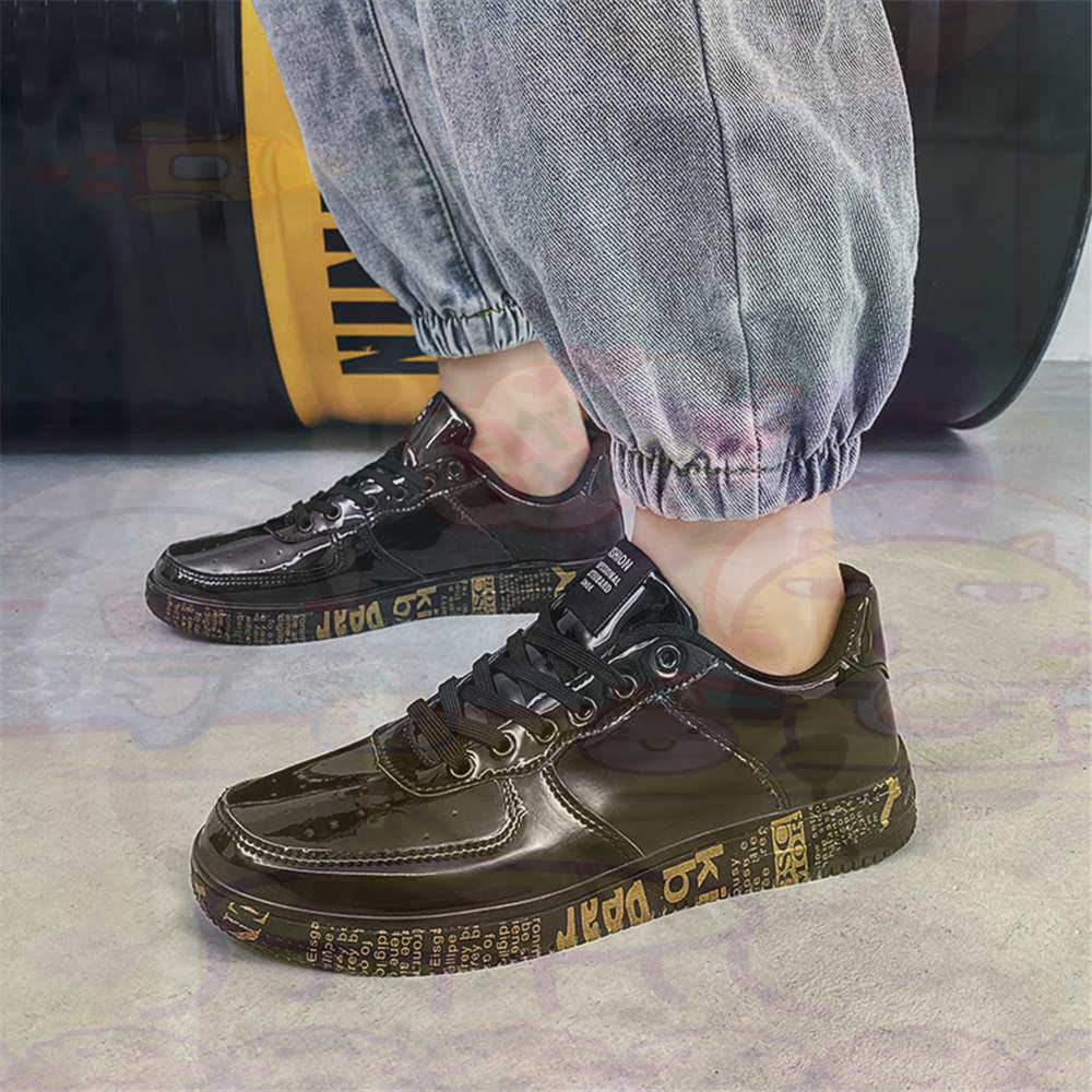 Round Foot Size 45 Sneakers Wh - Yellow Streetwear Brand recension och pris