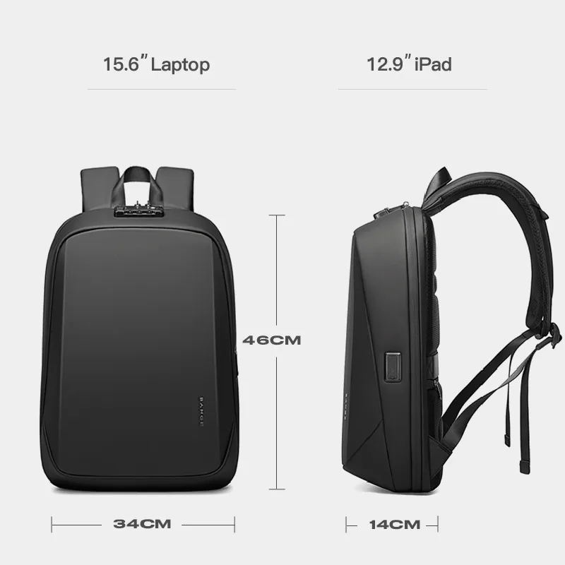 BANGE Men's Backpack Brand Lap - Streetwear Brand Backpack recension och pris