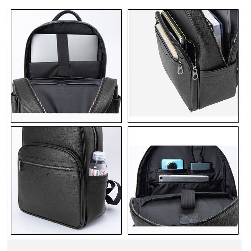 New Brand Genuine Leather Men  - Streetwear Brand Backpack recension och pris
