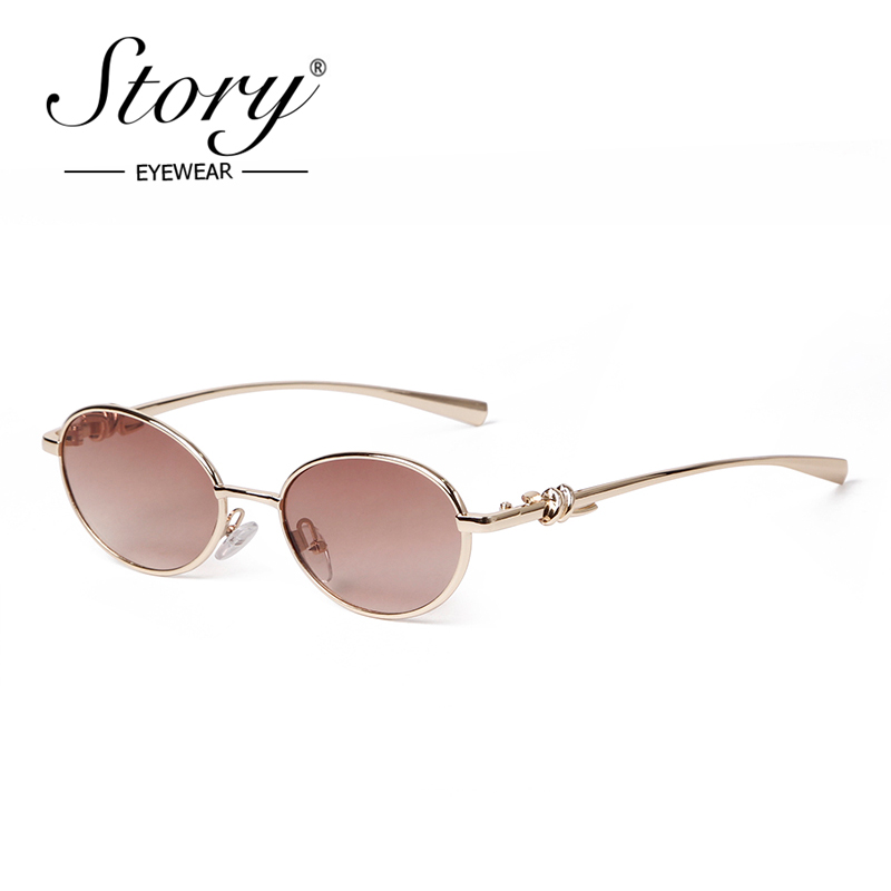 STORY Retro Metal Frame Oval S - Yellow Streetwear Brand recension och pris